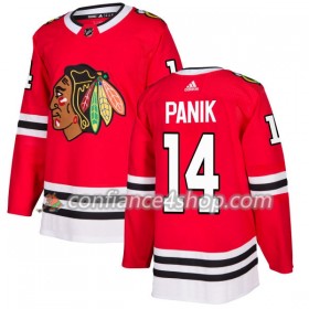 Adidas Maillot de Hockey Chicago Blackhawks Richard Panik 14 2017-2018 Rouge Authentic - Homme